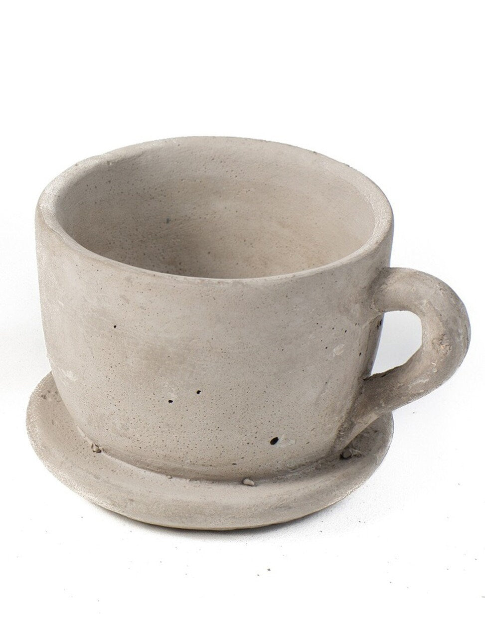 Set of 2 Concrete Tea & Coffee Cup Planter Succulents planter