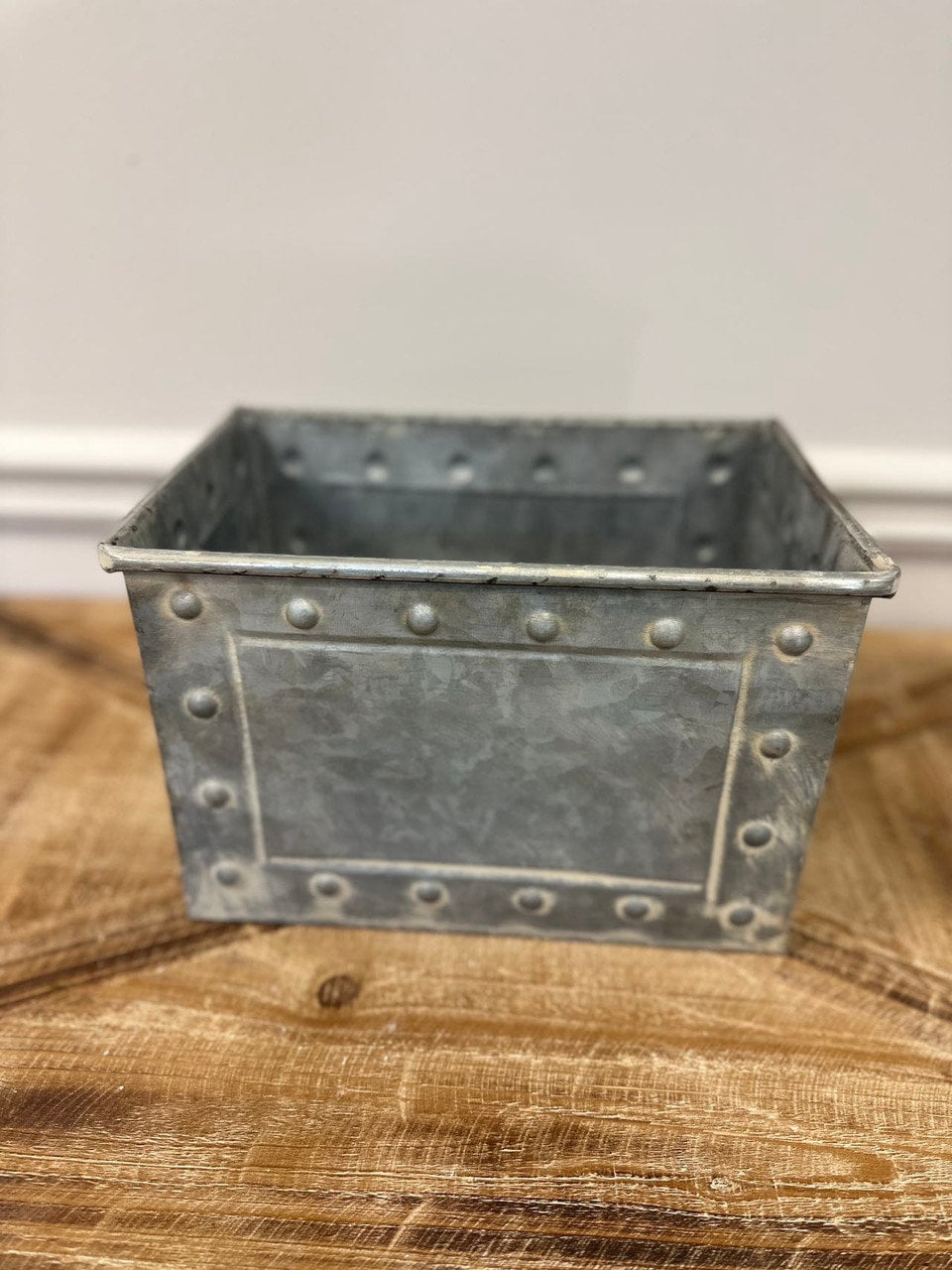 Zinc Rectangle Planters - Set of 3