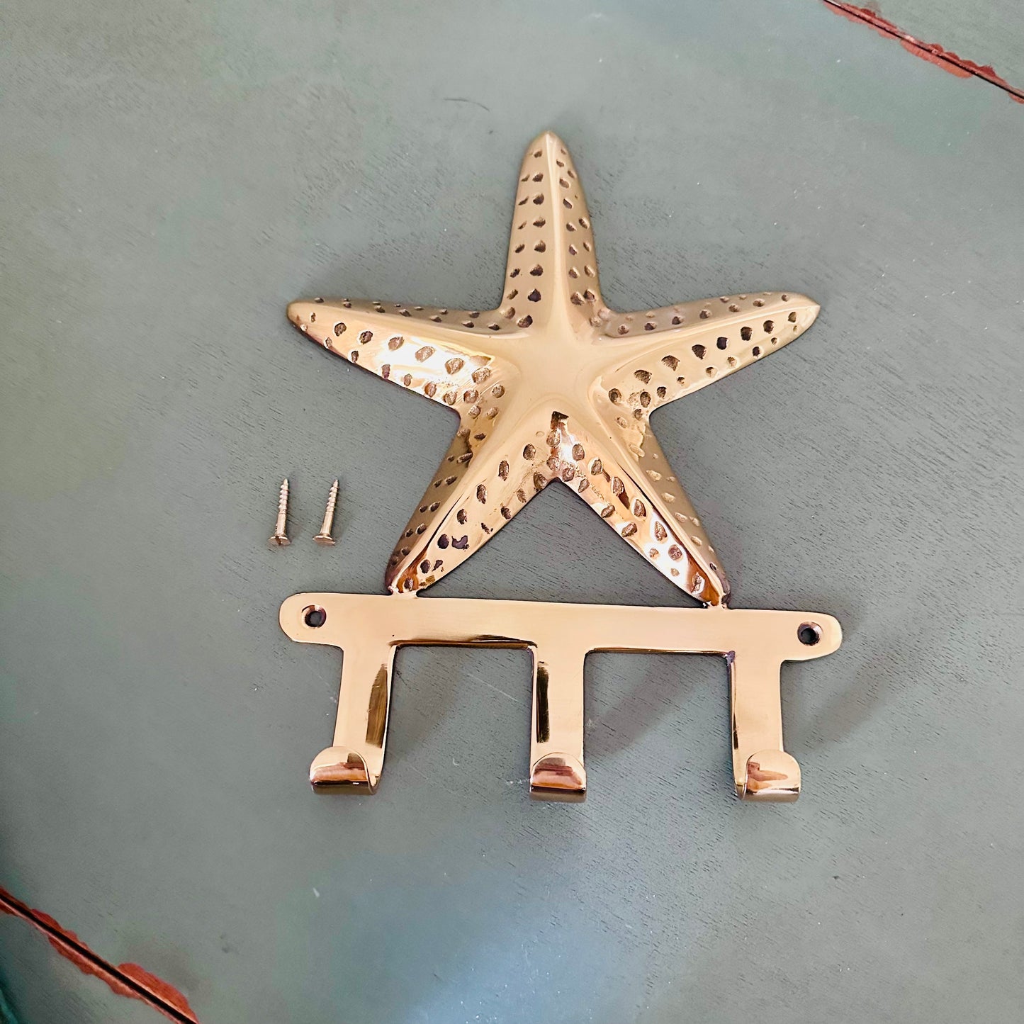 Antiqued Brass Key Holder Wall Hooks Keys Hanger Key Hooks