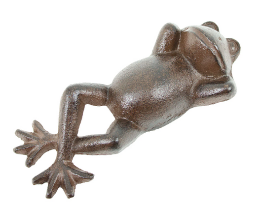 Relaxing Cast Iron Frog