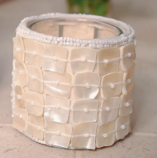 Pearl Votive Holder-Set of 2