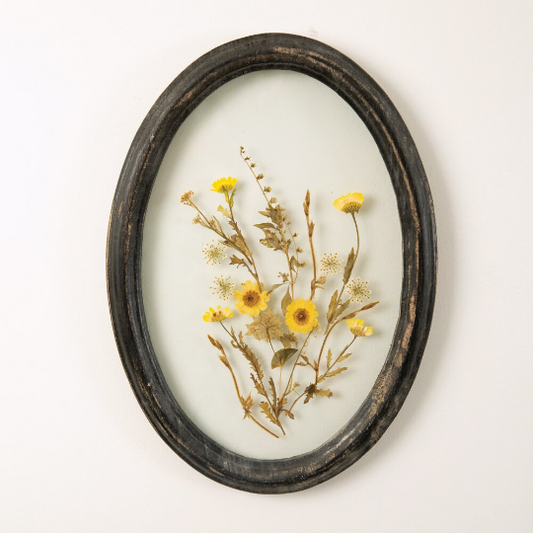 Larger Oval Botanical Wall Decor