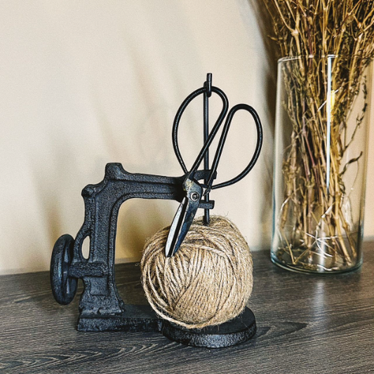 Sewing Machine Twine Holder with Scissors