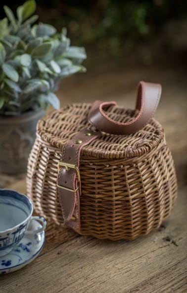 Small Wicker Fishing Basket